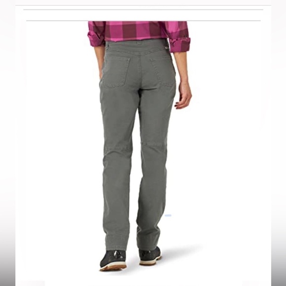 Wrangler ATG Canvas Gray Dark Shadow Slim Fit mid rise Pants size 10 Tall new‎ - Picture 6 of 6